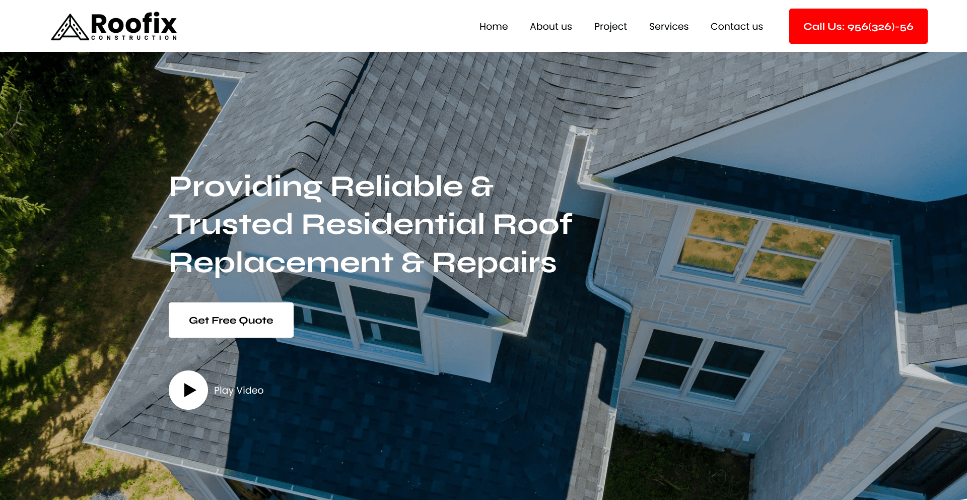Motion Roofing Solutions - Professional roofing website design